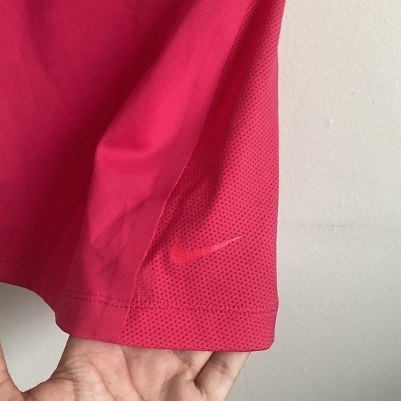 Nike Women Dri Fit Racerback Workout Tank Top • Hot Barbie Pink • M Medium - Picture 4 of 11